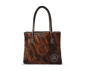 Cowhide Handbag - Brindle