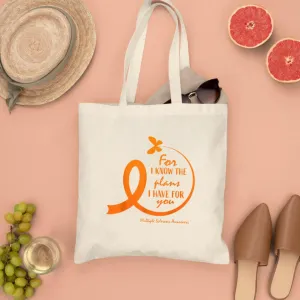 Cute Multiple Sclerosis Awareness Canvas Tote Bags - Christian Tote Bags - Printed Canvas Tote Bags - Religious Tote Bags - Gift For Christian - Ciaocustom