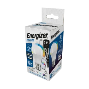 Energizer Smart B22 (BC) GLS - 9.2W - Colour Changing - 806lm