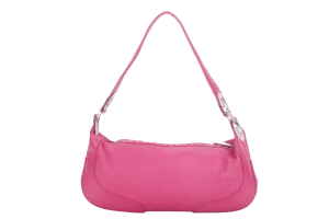 ESCADA HOBO BAG PINK LEATHER SILVER HARDWARE NO DUST COVER