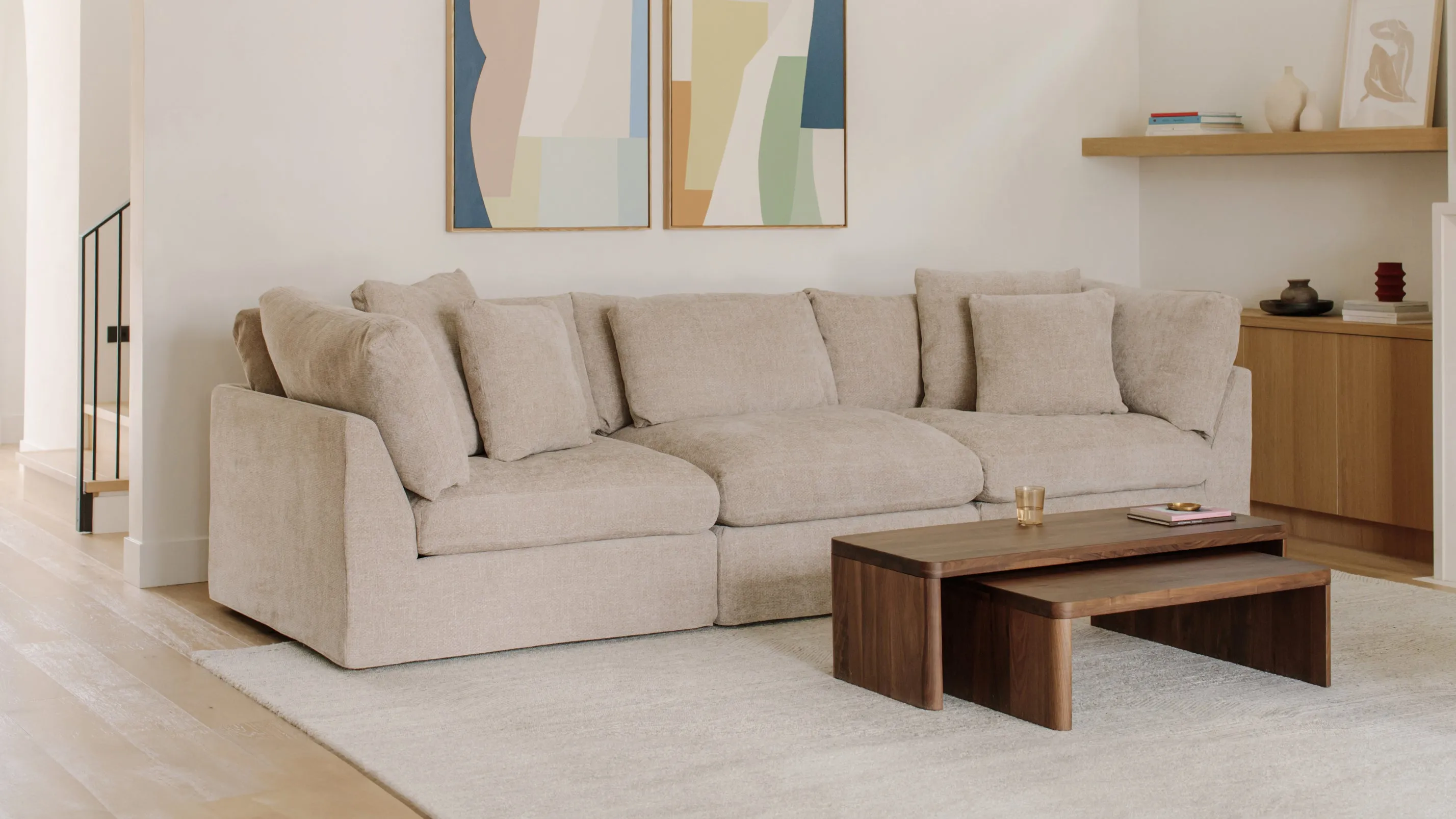 Get Together™ 3-Piece Modular Sectional, Standard, Champagne