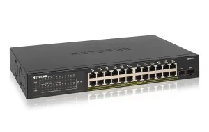 Netgear Smart Gs324tp - Switch - Smart - 24 X 10/100/1000 (Poe )   2 X Sfp - Desktop, Rack-Mountable - Poe  (190 W)