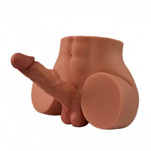 Unisex Doll With Flexible Dildo and Tight Anal &Testis