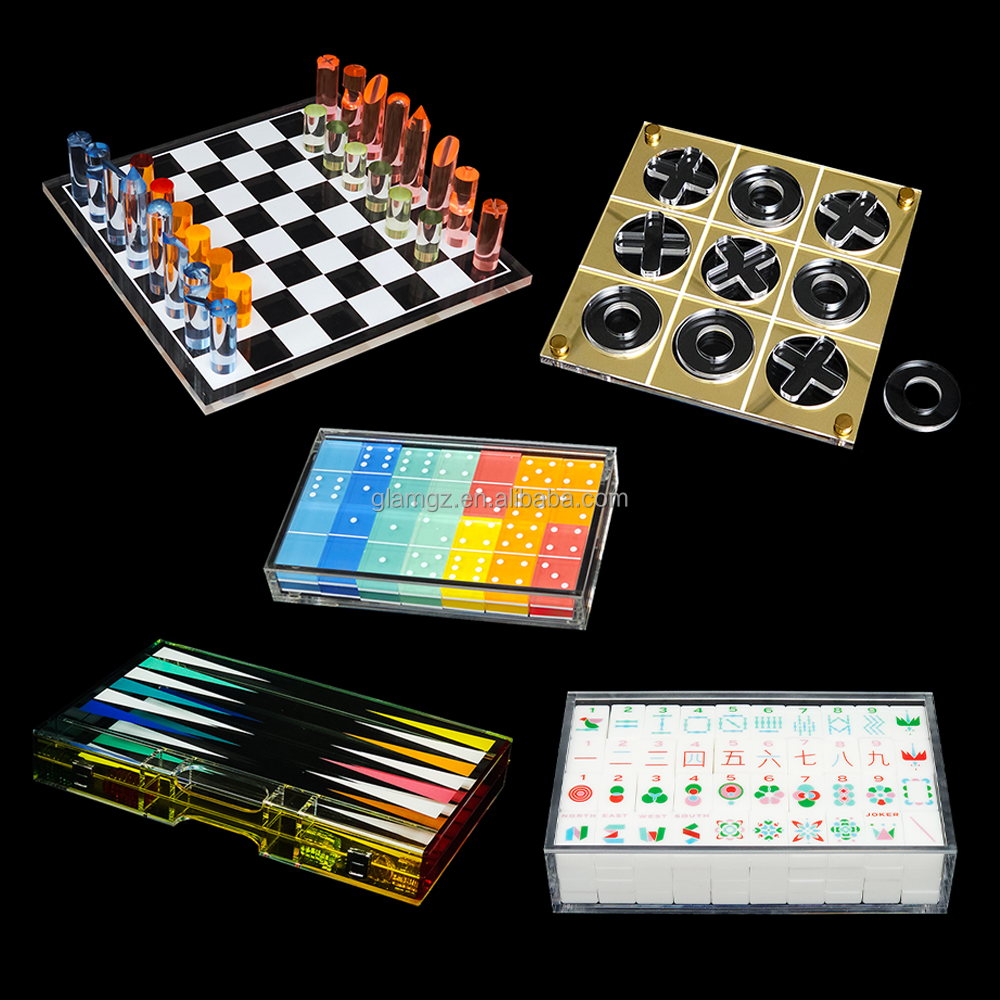 XO Mancala Mahjong Set Manufacturer Custom Travel Tic Tac Toe Domino Domino Table Chess Board Game for Adults Kids