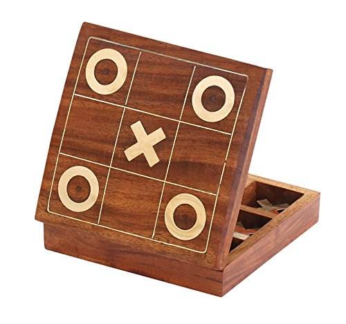 Perfect Tic-Tac-Toe Board Game Set for Indoor/Outdoor Parties for Adults & Children Classic Coffee Table Home Decor